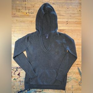 Small Charcoal Grey Hoodie Sweater